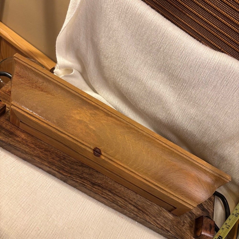 Vintage Wooden Display Shelf